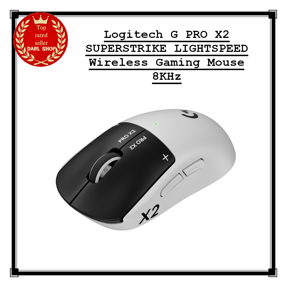 Logitech G PRO X2 SUPERSTRIKE LIGHTSPEED Wireless Gaming Mouse