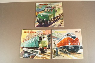 Märklin Konvolut 3 Kataloge 1957 1958 1964/65 für die Schweiz 26O52