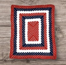 Granny Stitch Patriotic Red White & Blue 39 x...