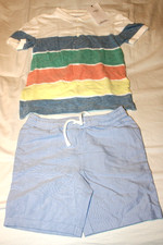 M&S boys shorts and polo shirt set - age 5-6 years - NWT