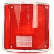 Tail Light Lens For 79-86 GMC C1500 Set of 2 Driver and Passenger Side