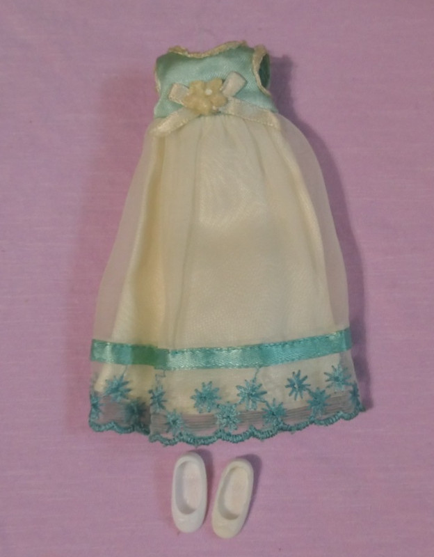 Vintage Barbie and Tutti Doll Family 3615 Flower Girl  Dress