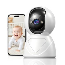 Indoor Security Camera, 5GHz 3MP Baby Monitor Camera for Baby Pet Monitorin...