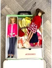 VINTAGE BARBIE DOLL CASE + BARBIE + SKIPPER DOLLS + CLOTHES 1960'S 1970'S