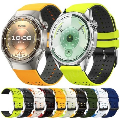 Für Huawei Watch GT 6 GT 5 Pro GT 4 GT 3 GT 2E 46mm Silikon Armband Ersatzband