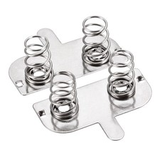 Battery Spring Plate AA Battery Spring Contact Nickel Plate 27mmx12mm 20 Pcs