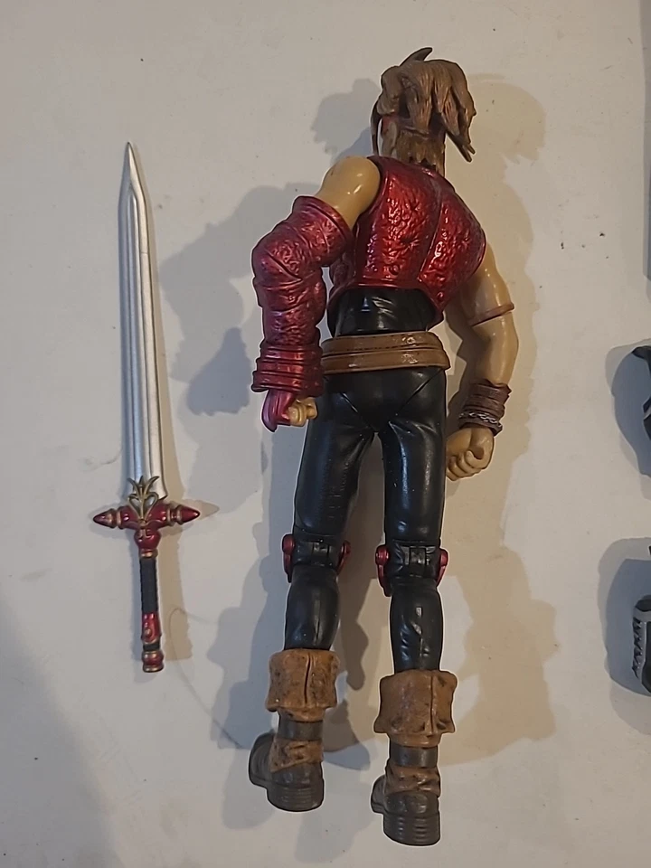 РЕДКАЯ 2000 СИНЯЯ КОРОБКА ИГРУШКИ ЛЕГЕНДА ДРАГУНА ДАРТ ЭКШН-ФИГУРКА С МЕЧОМ И дополнениями - Изображение 4 из 4