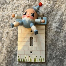 Vintage Humpty Dumpty Light Switch Cover Nursery Decor Originals by IRMI
