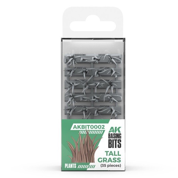 AK Interactive AKBIT0002 - Basing Bits - Tall Grass (35) - New