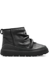 UGG Heritage Utility Mini Noir Ankle Boots UK9 EU43 shearling & leather
