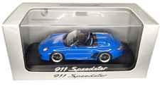 1:43 Minichamps 2011 Porsche 911 Speedster Pure Blue Dealer Diecast Model Car