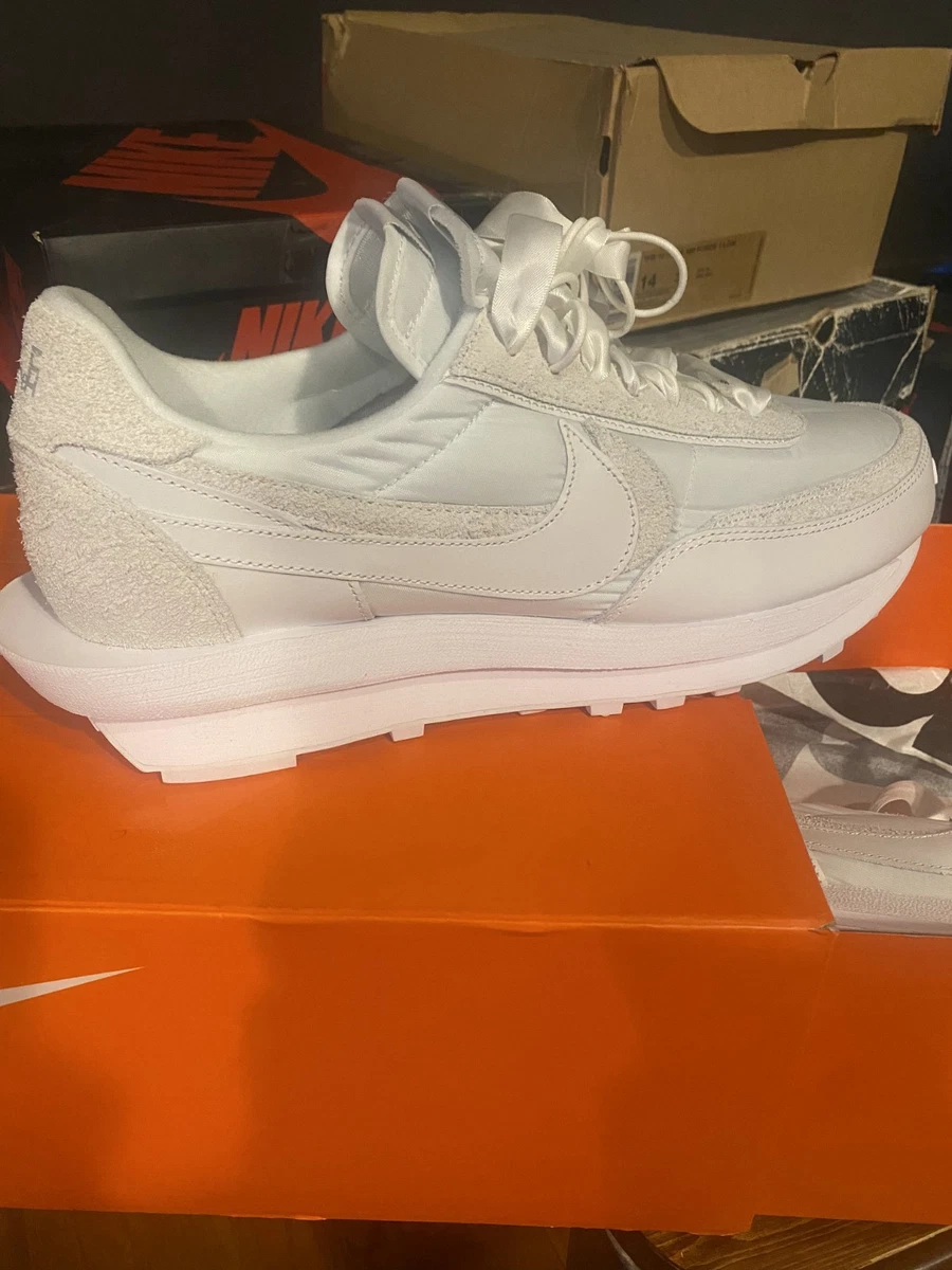 Nike sacai x LDWaffle White Nylon for Sale | Authenticity