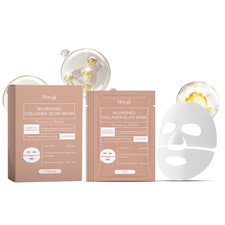 Collagen Hydrating Face Mask  Brightening Sheet Mask, Anti-Aging Facial