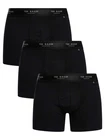 Ted Baker Men's 3 Pack Boxer Briefs, Black