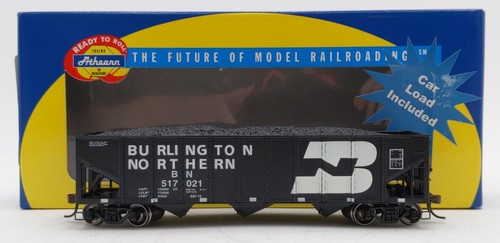 Tolva acanalada Athearn 95601 escala HO Burlington Northern 40' 3 bahías #517021 LN | Condition: Used