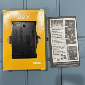 Metal Head CIB Sega Genesis 32X Complete Game Box Manual Tray and Inserts 