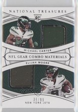 2021 Panini National Treasures 36/99 Elijah Moore Michael Carter #RG-ME z4k