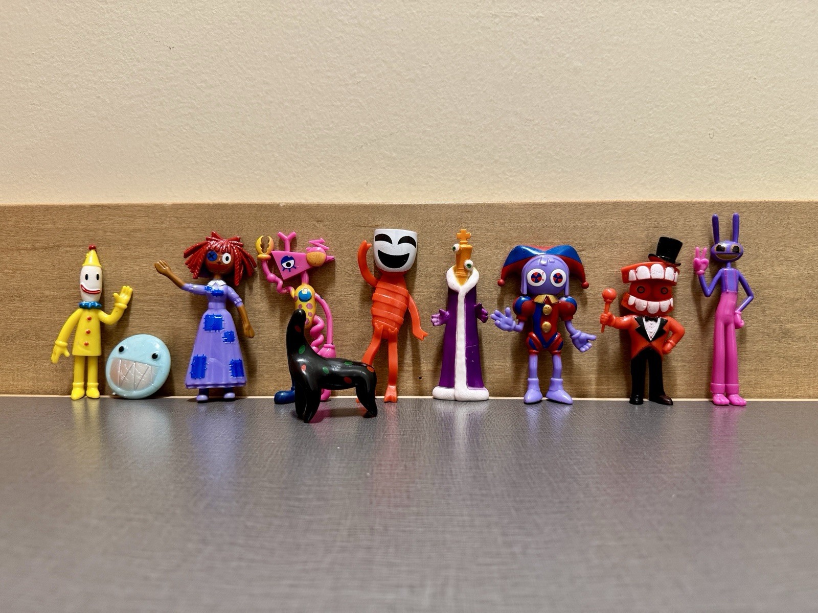 10Pcs - The Amazing Digital Circus Anime Figure Ragatha/Jax/Pomni Action Figures