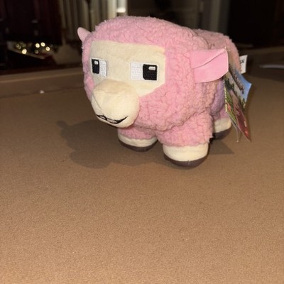 Minecraft Movie Pink Sheep Plush 9  Mouton Rose 2025 NWT Stuffed Toy