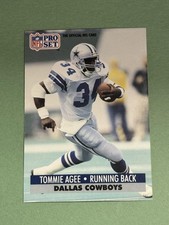 Tommie Agee 1991 Pro Set Dallas Cowboys #127 AA599