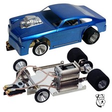 Mid 350E - 1/32 STOMP Ready To Race Slot Car - 30K RPM Motor BLOWN VEGA BODY
