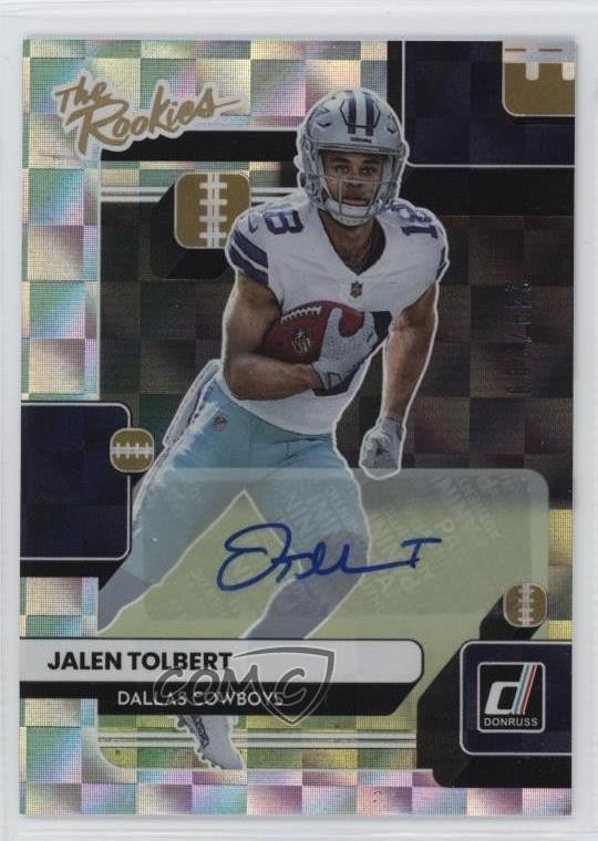 Jalen Tolbert Panini Donruss the Rookies #TR30 Autograph