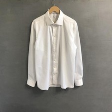 Men Eton shirt white cotton 44/XXL/52