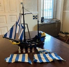 LEGO Pirates 6274 Caribbean Clipper, no instructions, no box, see description