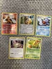 2009 Pokemon Platinum 5 Card Lot Torkoal Reverse Holo Wartortle Shieldon
