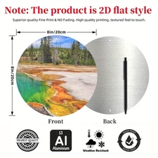 Round Aluminum Art - Multi-Scene Application