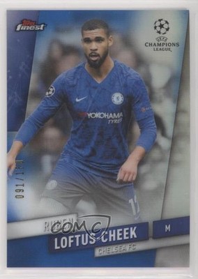 2019 Finest UEFA Champions League Blue Refractor /150 Ruben Loftus-Cheek #80 6ns