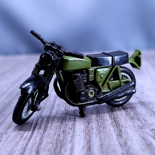 Matchbox Lesney Hondarora Olive Green Motorcycle Diecast Collectible
