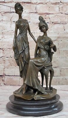 1920's Fashion Art Deco Models Edwardian Charleston Flapper Bronze Statue Decor