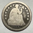 1856 Seated Liberty Half Dime - (P10-27/OL)