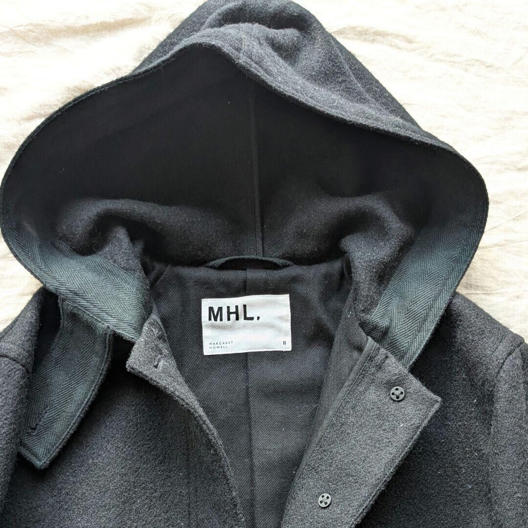 Margaret Howell MHL Wool Melton Coat Dark Blue JAPAN | eBay Margaret Howell MHL Wool Melton Coat Dark Blue JAPAN | eBay