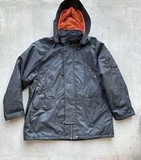 Vintage Nike Jacket Bomber Semi Trench Big Swoosh 90s Hip Hop