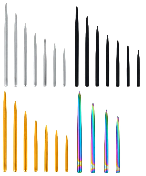 ONE80 Aztech Long Taper Point Wechselspitze 32,34,36,38,42,50,55 mm Steeldart