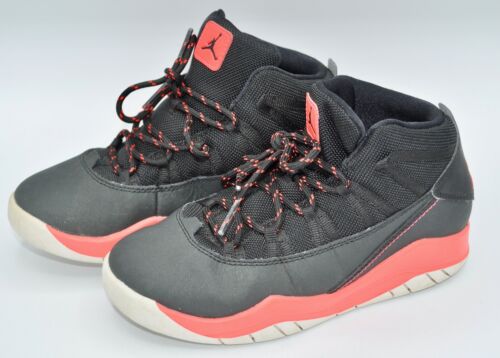 2013 Nike Air Jordan Prime Flight Kinder Größe 1Y US 13,5 UK 616862-023 rot schwarz - Bild 4 von 8