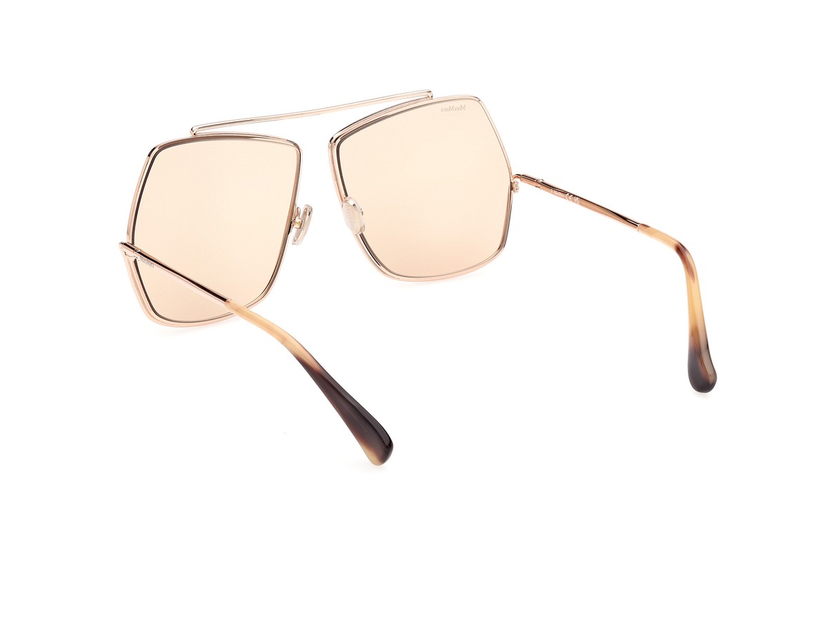 maaa Max Mara Sunglasses MM0006 ELSA 28E Gold Orange Woman | eBay