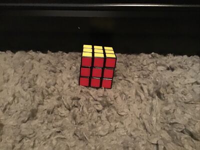 Rubik 3x3 Puzzle Cube Game With Stand Rubik's Hasbro Toy Original