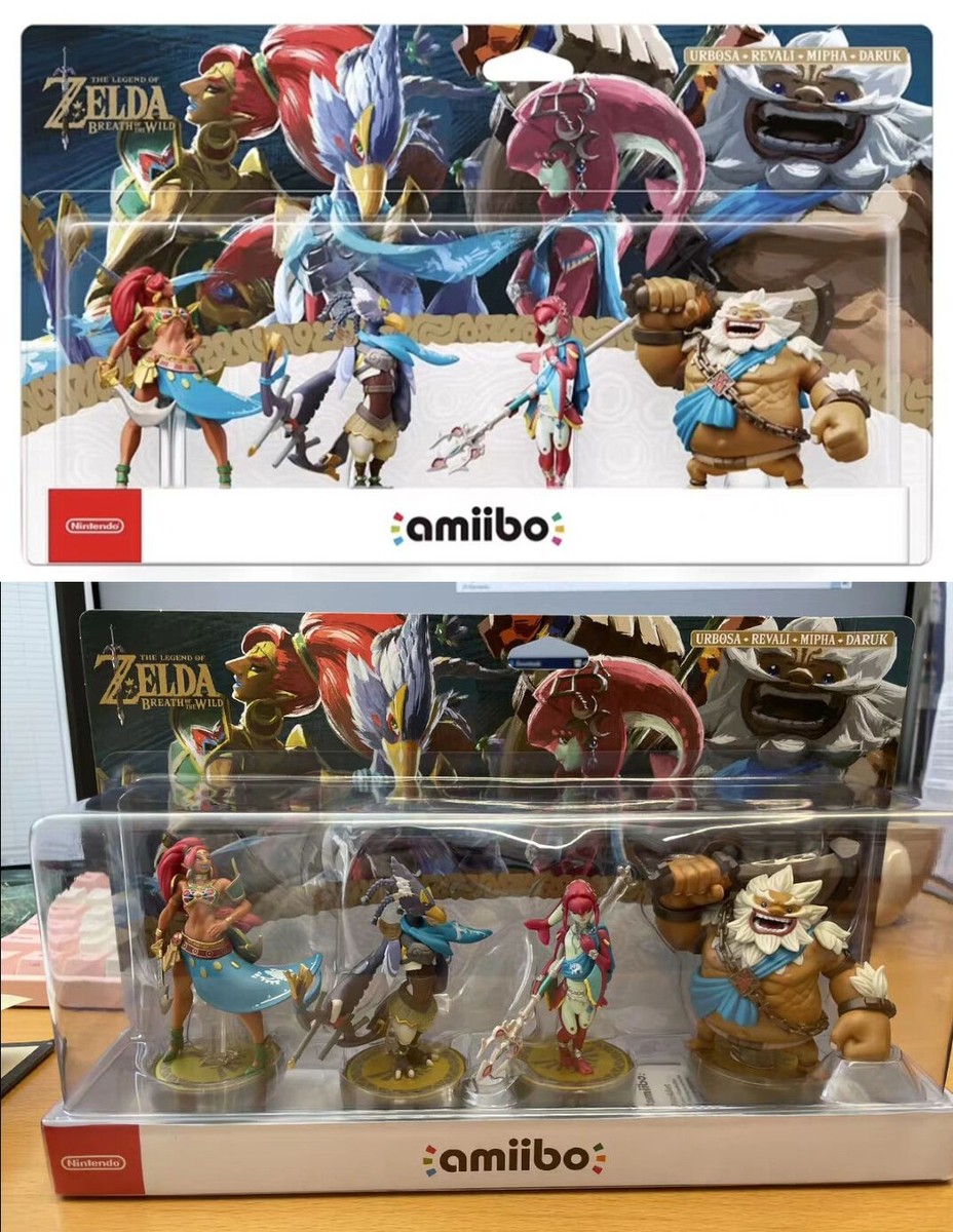 amiibo The Legend of Zelda 4pcs Heroes Collectible Model In Stock