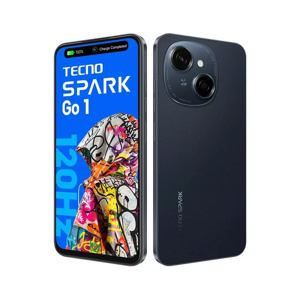 Tecno Spark Go 1 (Startrail Black, 64 GB)  (3 GB RAM) Unisoc T61 Processor - Image 3 of 4