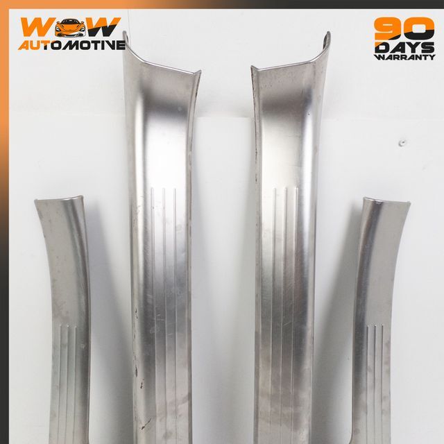 06-19 BENTLEY CONTINENTAL FLYING SPUR FRONT REAR DOOR STEP SILL TRIM SET OEM
