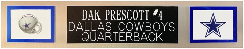 Camiseta deportiva Dak Prescott autografiada y enmarcada blanca de los vaqueros automática Beckett certificado de autenticidad Foto 4 de 4