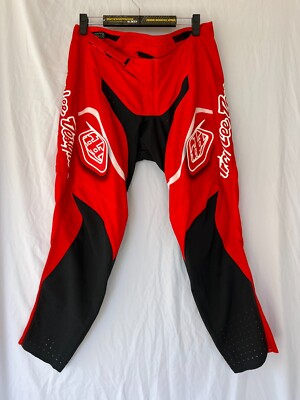 Troy Lee Designs TLD Mens SE Pro Off Road Motocross Pants Red/Black 34 SAMPLE