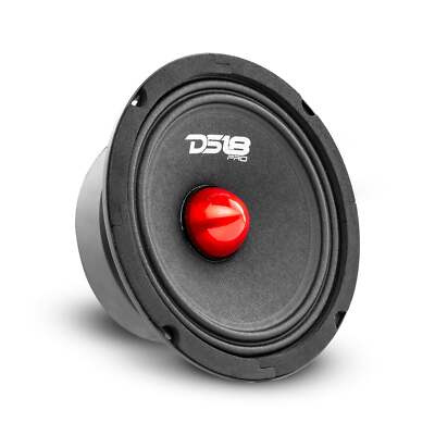 DS18 PRO-GM6.4B 6.5'' Car Audio Speaker - Midrange With Bullet 480W Max, 4 Ohms