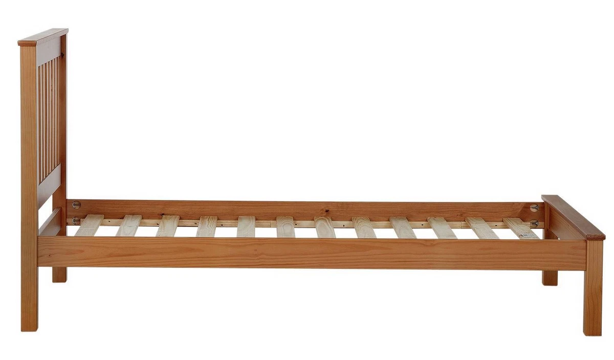 Aspley Single Wooden Bed Frame Oak Stain eBay