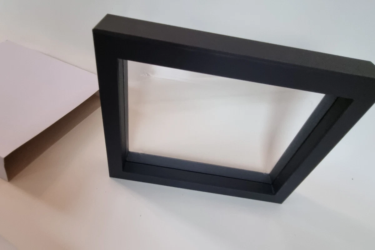⭐ Safe Schweberahmen 27x22,5 cm ⭐ Foto Rahmen ⭐ 3D Bilderrahmen Münzrahmen ⭐