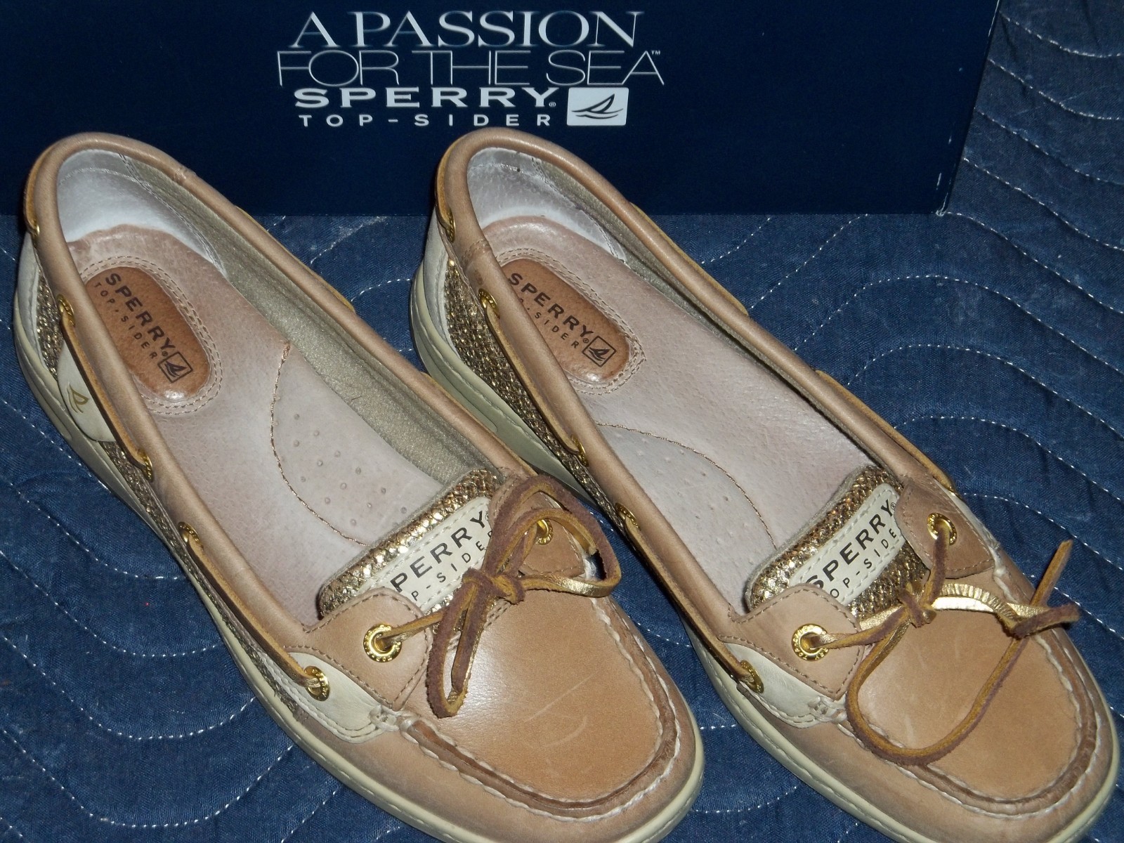 Sperry Top-Sider Angelfish Linen Gold 