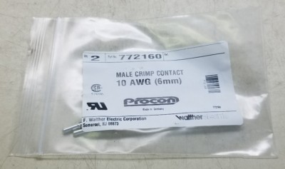 Procon Male Crimp Contact 10 AWG 6MM 